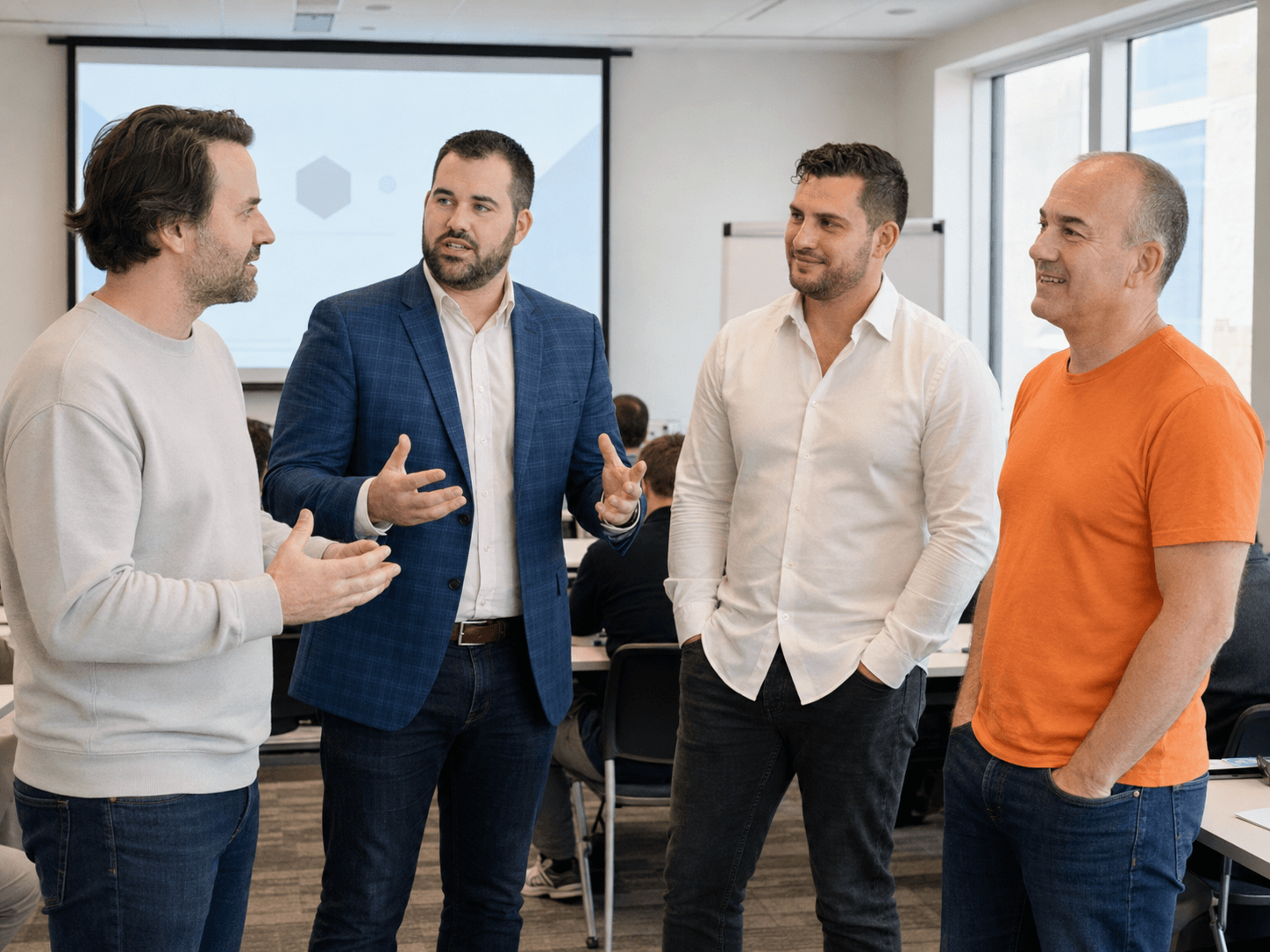 Experts et dirigeants intervenant dans la cohorte